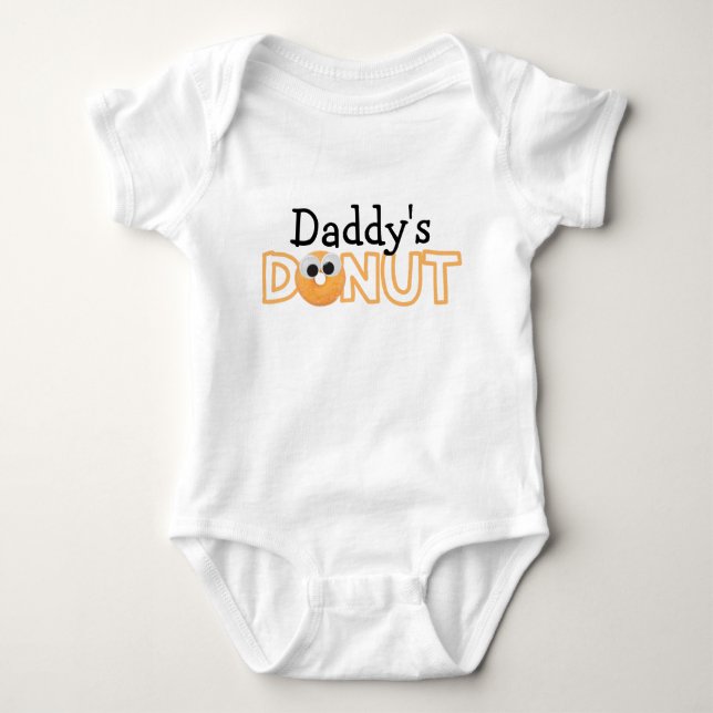 Daddy's Donut Baby Bodysuit (Front)