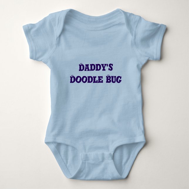 Daddy's Doodle Bug Baby Bodysuit (Front)