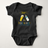 Daddy's drinking buddy baby bodysuit (Front)
