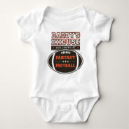 Daddy's Excuse For Losing At Fantasy Football Baby Bodysuit at Zazzle
