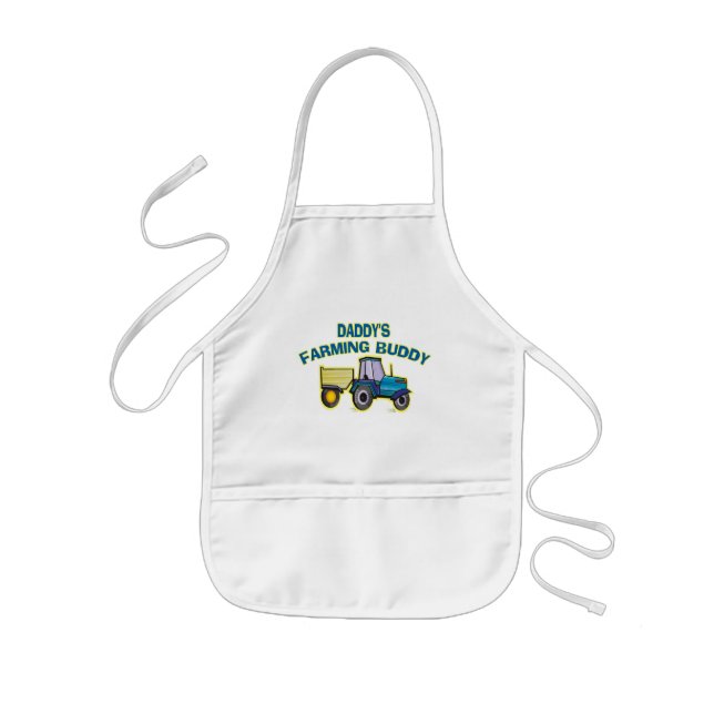 Daddy's Farming Buddy Kids' Apron (Front)