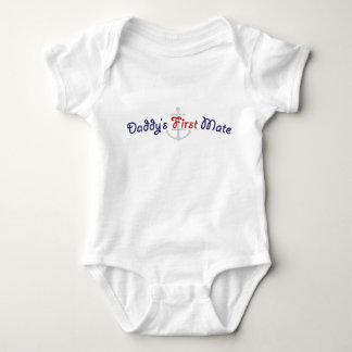 Daddy's First Mate Baby Bodysuit
