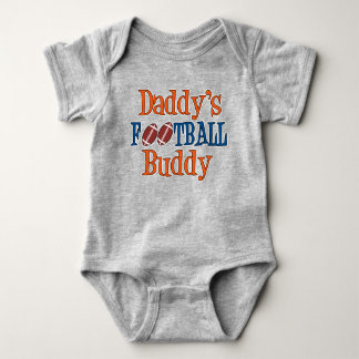 Daddy's Football Buddy Baby Football Bodysuit