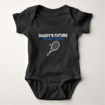 Daddy&#39;s Future Doubles Partner Funny Tennis Quote Baby Bodysuit at Zazzle