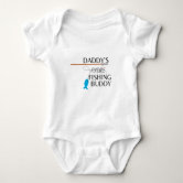 Funny Baby Dad Perch Fishing Sports Hobby Baby Bodysuit, Zazzle