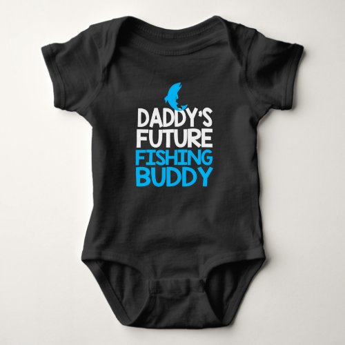 Daddys Future Fishing Buddy Baby Bodysuit