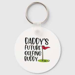 Daddy's Future Golfing Buddy 1 Keychain