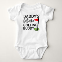 Daddy's Future Golfing Buddy Baby Bodysuit