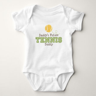 Daddy's Future Tennis Buddy Baby Bodysuit
