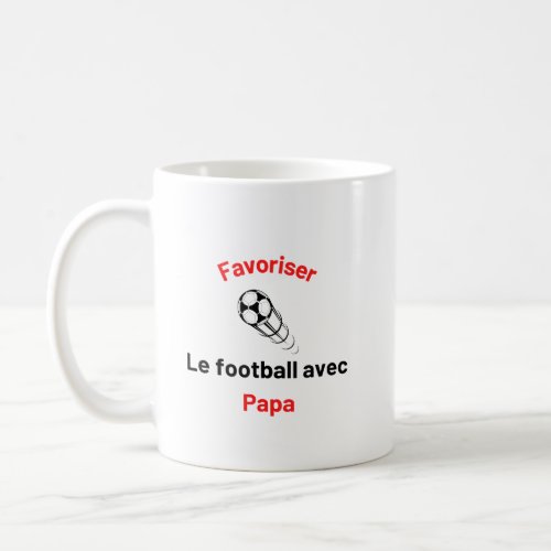 Daddys Gift Favor football with Daddy Coffee Mug