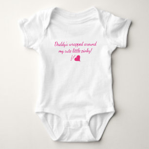 Daddy's Girl 3-snap Quick Change Outfit Cutsie Baby Bodysuit