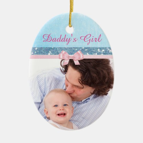 Daddys Girl Baby Keepsake Ornament