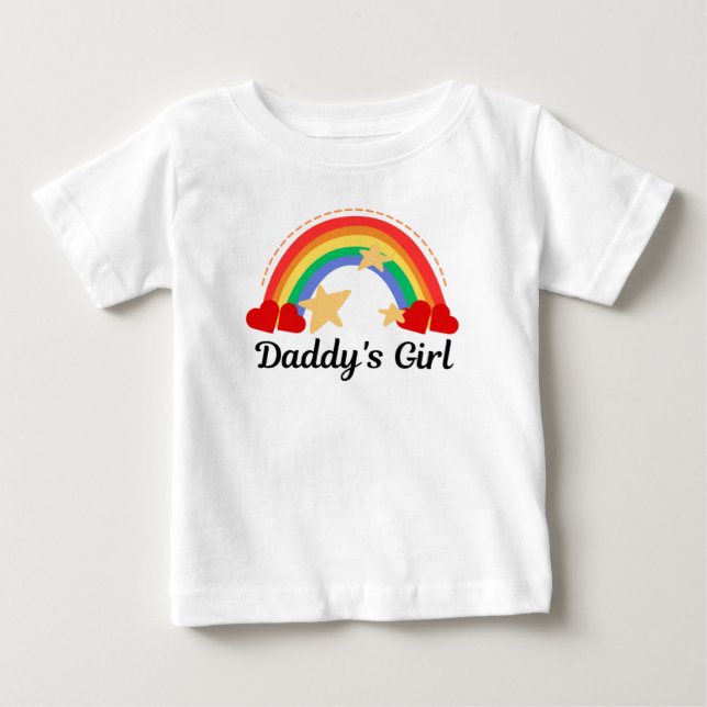 Daddy's Girl Baby T-Shirt (Front)