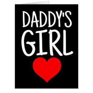 DADDY'S GIRL BIRTHDAY DAUGHTER BIGGEST BIG CARDS