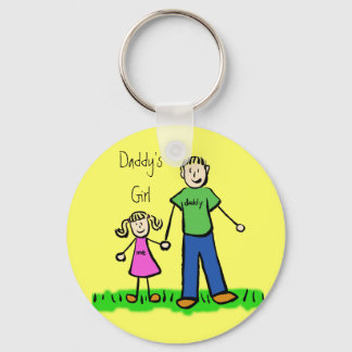 Daddy's Girl Blond Keychain (Customize)