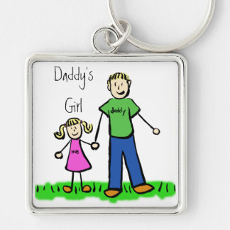 Daddy's Girl Blond Keychain (Customize)