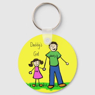 Daddy's Girl Brunette Keychain (Customize)