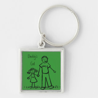 Daddy's Girl Drawing Keychain (Customize)
