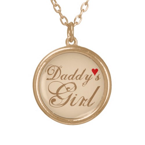 Daddys Girl Gold Plated Necklace