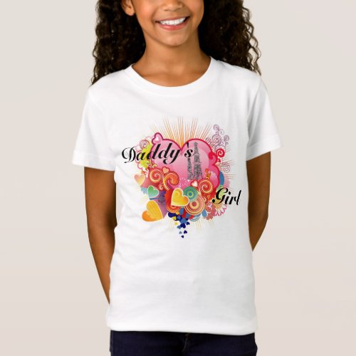 Daddys Girl hearts  rigs T_Shirt