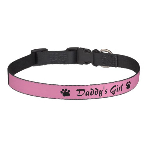 Daddys Girl Pet Collar