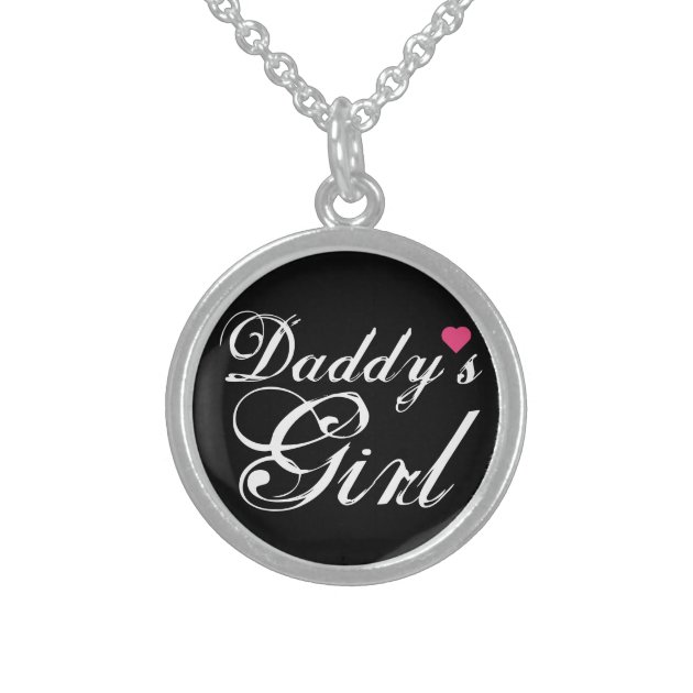 Daddy's girl necklace on sale silver