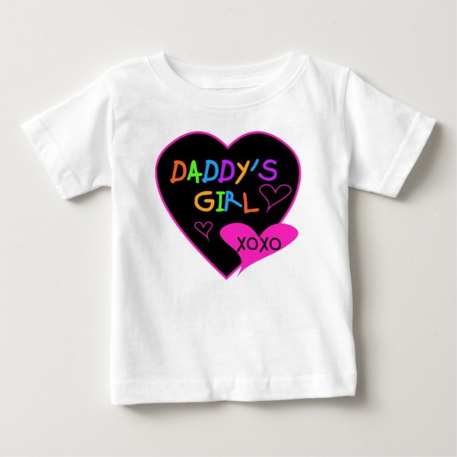 Daddy's Girl T Shirts, Mugs, Pillows, Stationary Baby T-Shirt (Front)