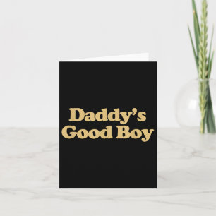 Daddys Good Boy Shirt Y2k Aesthetic Trendy Card
