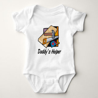 Daddy's Helper Carpentry Baby Bodysuit