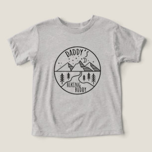 Daddy's hiking buddy kids t-shirt toddler t-shirt
