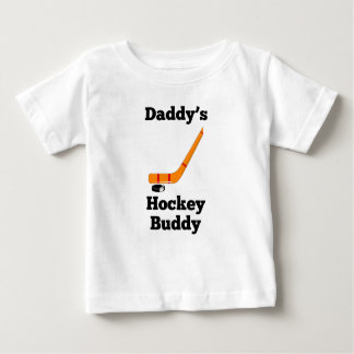 Daddy's Hockey Buddy Baby T-Shirt