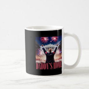 Daddy's Home Trump 2024 Make 4th Of July Great Aga Coffee Mug