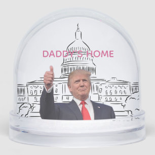  Daddy's Home Trump Gift Snow Globe