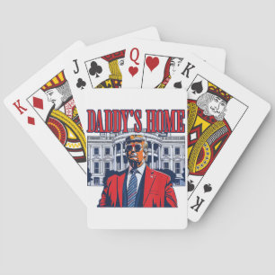 Daddy's Home Trump   White House Trump Gift Poker Cards