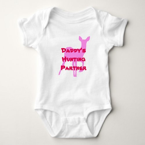 Daddys Hunting Partner Baby Bodysuit