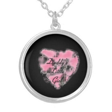 Daddy's Lil Girl Silver Plated Necklace