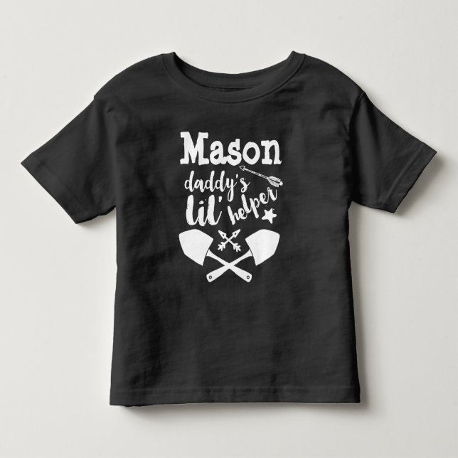 Daddy's lil' Helper Big Brother Toddler T-shirt (Front)