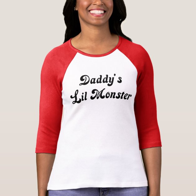 Daddys Lil Monster T Shirt Zazzle