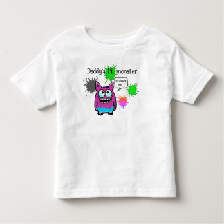 Daddy's l'il monster toddler t-shirt