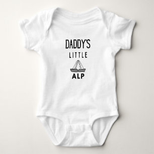 Daddy's Little Alp Bodysuit and Tshirt