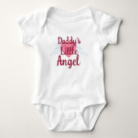 Daddy's Little Angel Baby Bodysuit