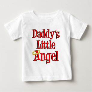 Daddy's Little Angel Baby T-Shirt