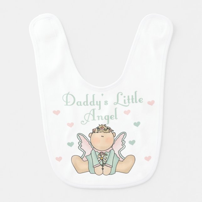 Daddy's Little Angel Bib (Front)