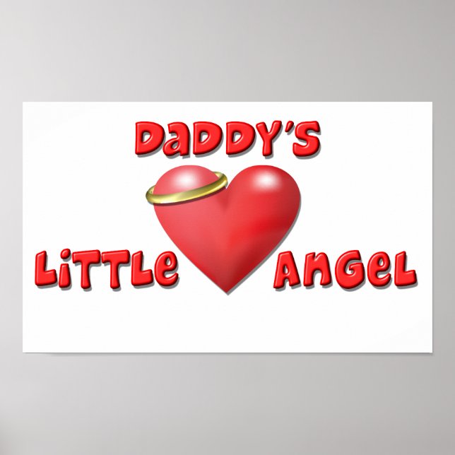 Daddy's Little Angel Print (Front)