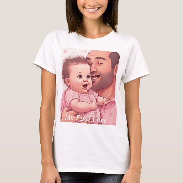 Daddy's Little Angel T-Shirt (Front)