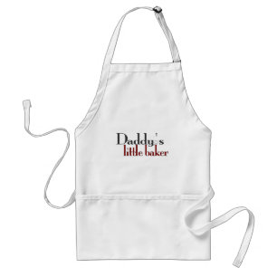 Daddy's little baker adult apron