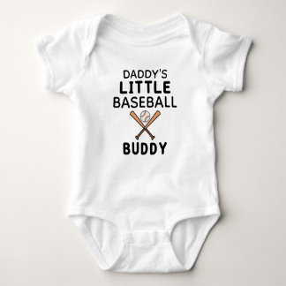 Daddy's Little Baseball Buddy | Cute Baseball Baby Bodysuit