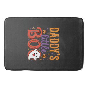 Daddy's Little Boo Halloween Ghost Design Bath Mat