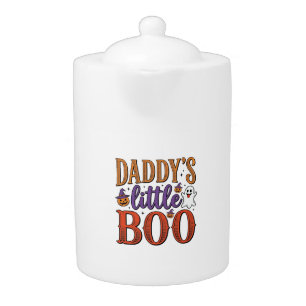Daddys Little Boo Vintage Halloween Teapot