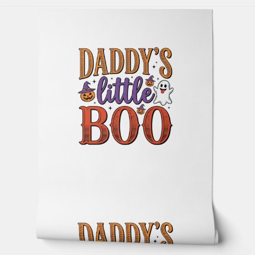 Daddys Little Boo Vintage Halloween Wallpaper